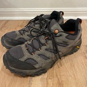 Merrell Moab 2 Waterproof Hiking Shoes Men’s Size 14 Gray Suede Beluga